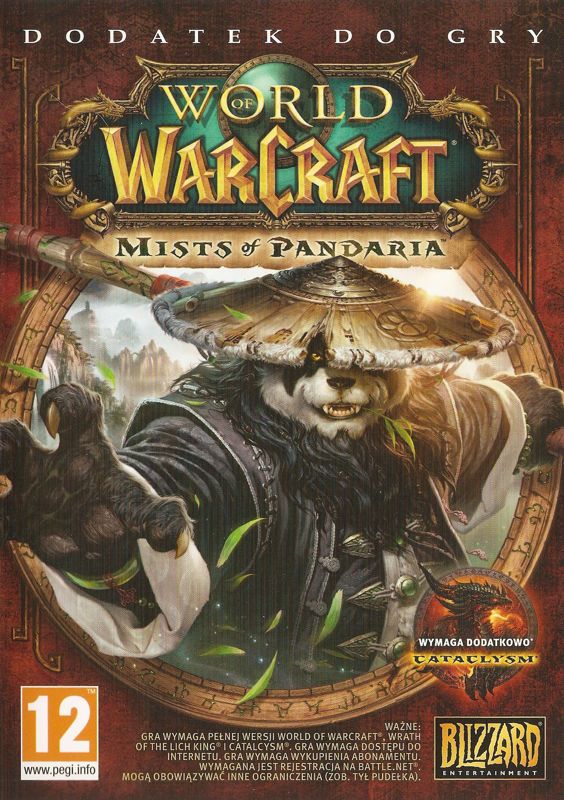 Other for World of WarCraft: Mists of Pandaria (Macintosh and Windows): Keep case front cover