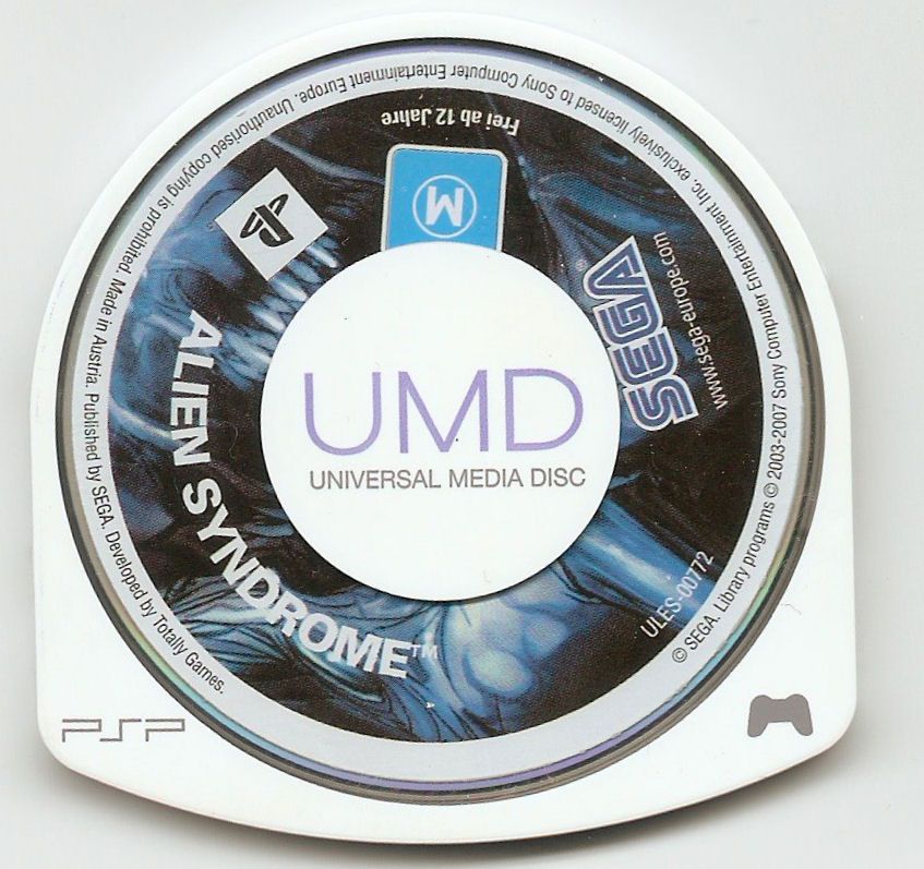 Media for Alien Syndrome (PSP)