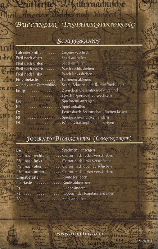 Manual for Buccaneer (Windows): Back