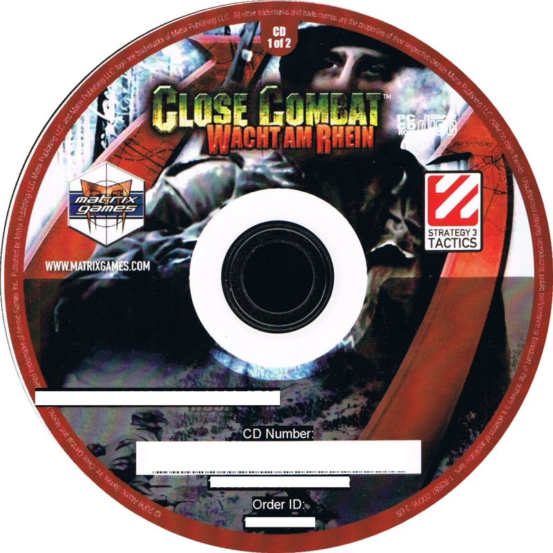 Media for Close Combat: Wacht am Rhein (Windows): Disc 1