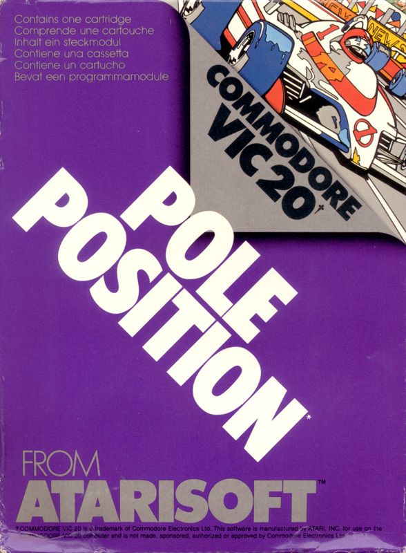 Front Cover for Pole Position (VIC-20)