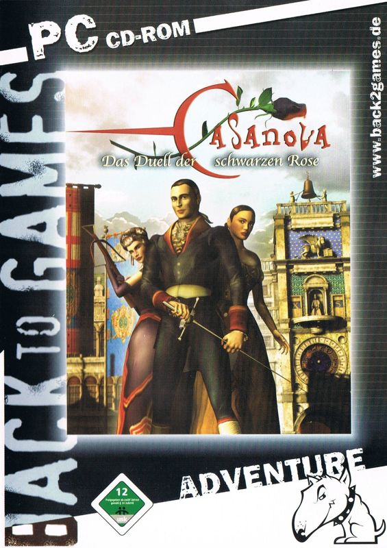 Front Cover for Casanova: The Duel of the Black Rose (Windows) (Back to Games release)