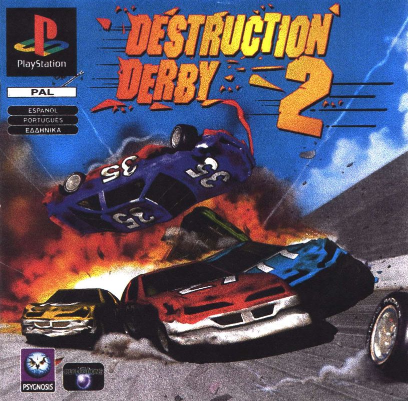 Front Cover for Destruction Derby 2 (PlayStation) (Alternate release)