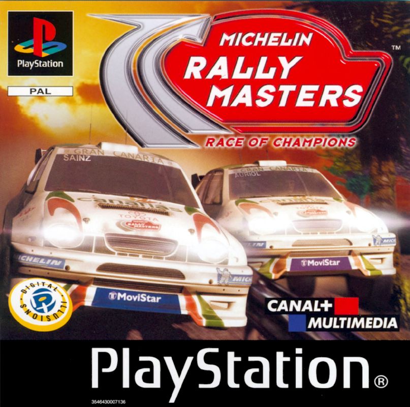 Front Cover for Michelin Rally Masters: Race of Champions (PlayStation)