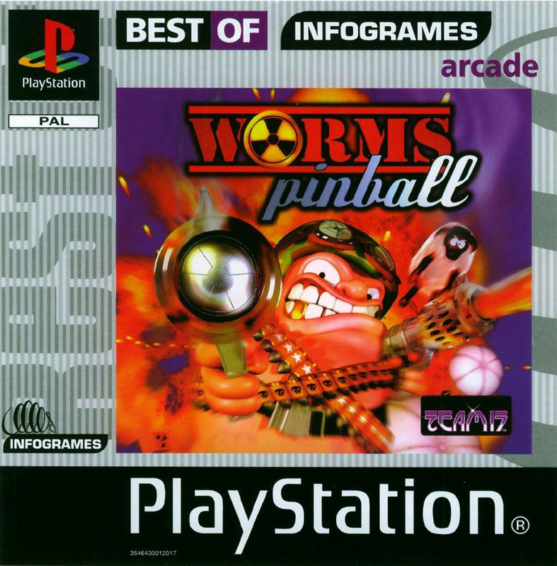 Front Cover for Addiction Pinball (PlayStation) (Best of Infogrames/Value Series release)