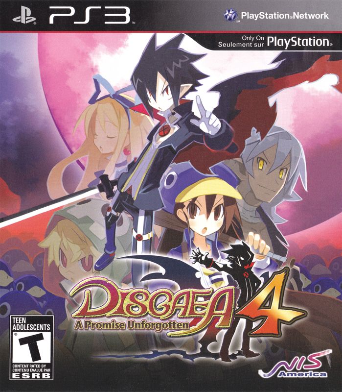 Front Cover for Disgaea 4: A Promise Unforgotten (PlayStation 3)