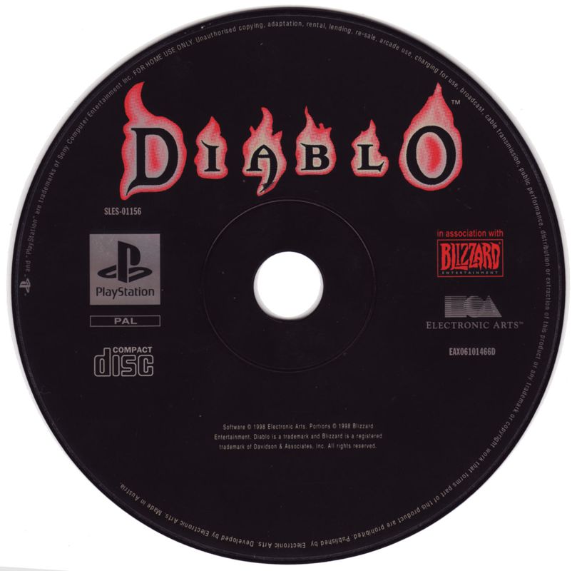 Media for Diablo (PlayStation)