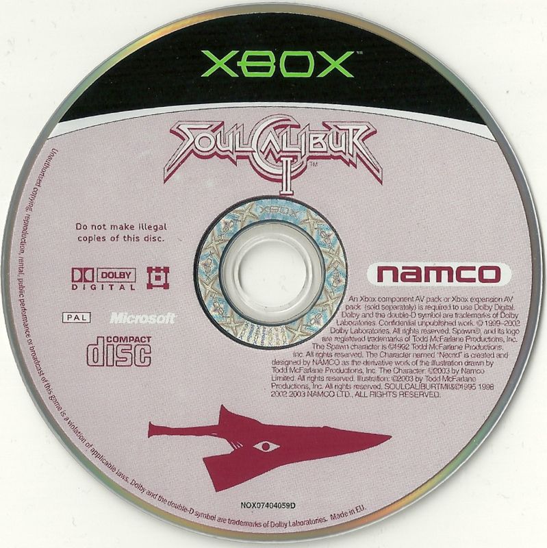 Media for SoulCalibur II (Xbox)