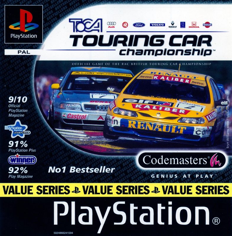Front Cover for TOCA Championship Racing (PlayStation) (Value Series Release)
