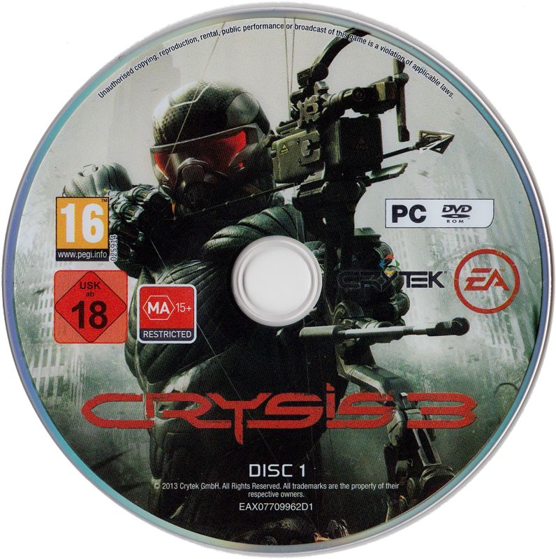 Media for Crysis 3 (Hunter Edition) (Windows): Disc 1