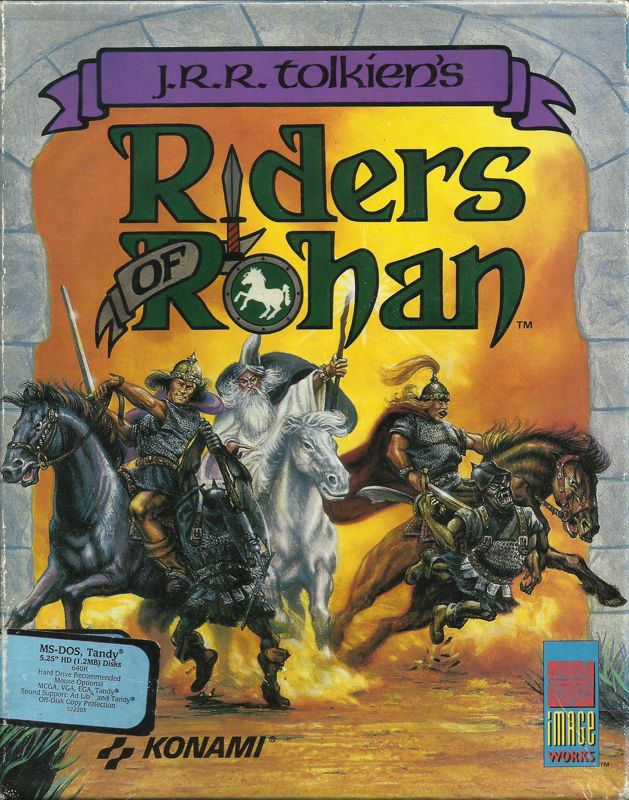 Front Cover for J.R.R. Tolkien's Riders of Rohan (DOS) (5.25" Release)