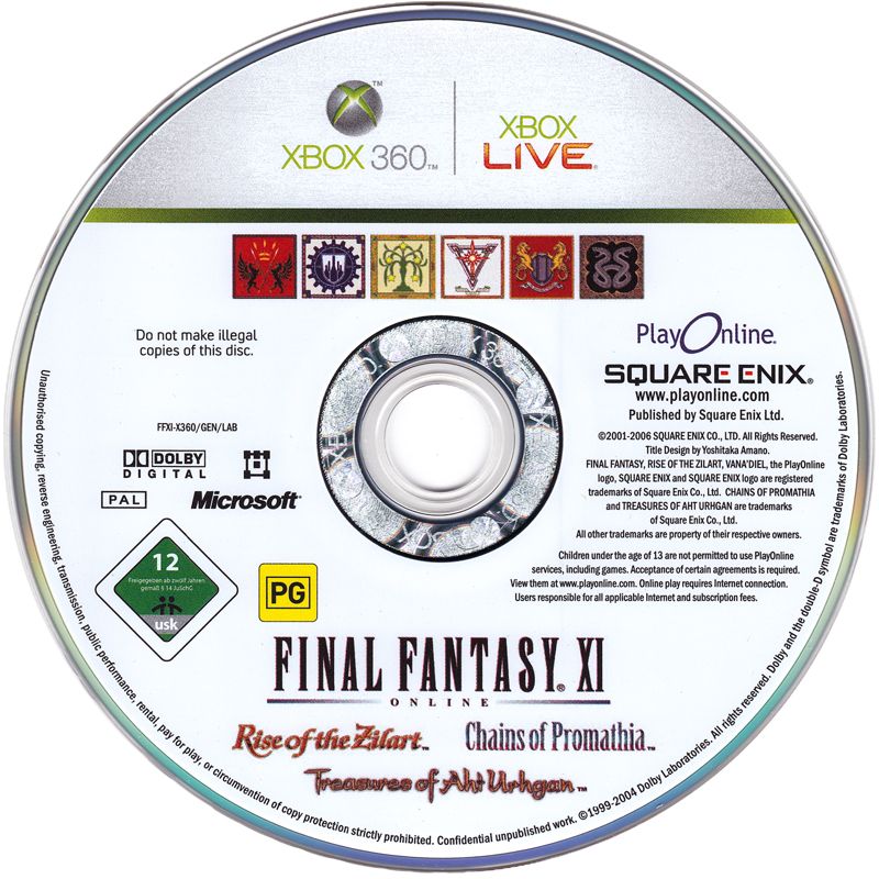 Final Fantasy XI Online cover or packaging material MobyGames