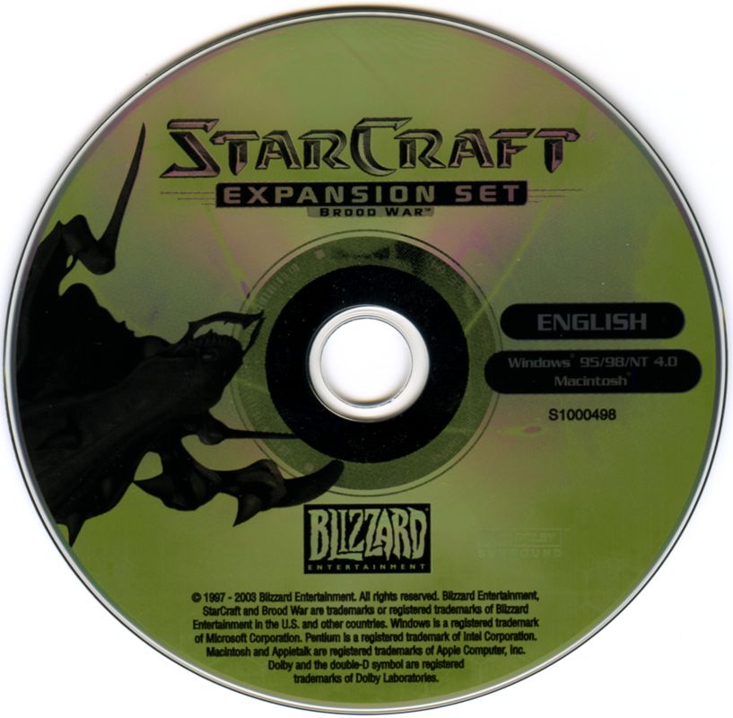 Media for StarCraft: Anthology (Macintosh and Windows) (BestSeller Series release (2003)): StarCraft: Brood War