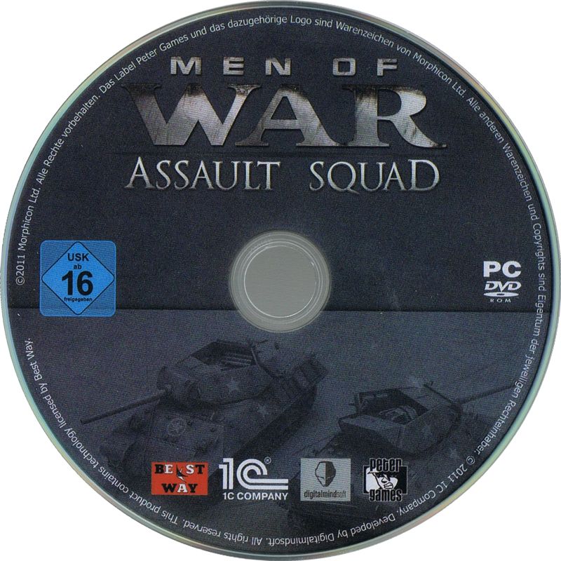 Media for Men of War: Assault Squad (Windows) (First release)