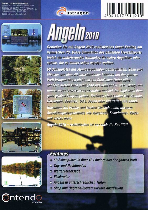 Back Cover for Angeln 2010 (Windows)