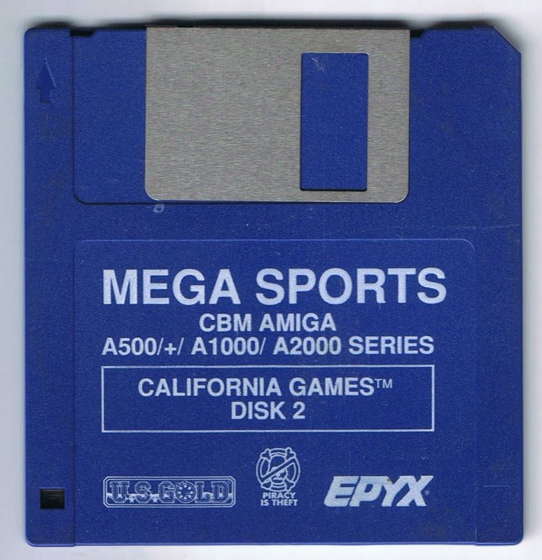 Media for Mega Sports (Amiga) (Amiga A500 A500+ A1000 & A2000 version): California Games: Disc 2/2