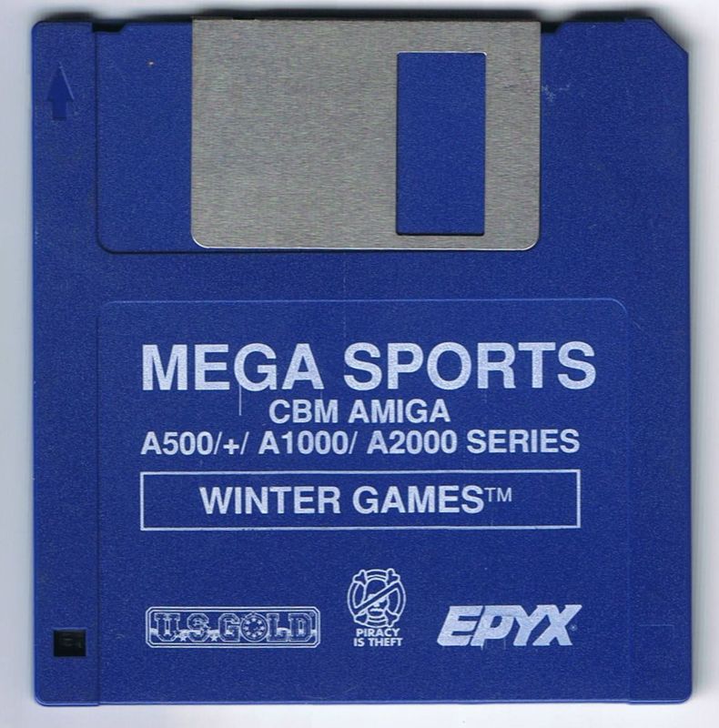 Media for Mega Sports (Amiga) (Amiga A500 A500+ A1000 & A2000 version): Winter Games