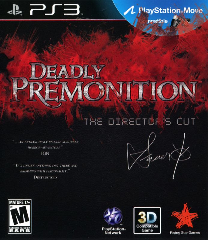 Front Cover for Deadly Premonition: The Director's Cut (PlayStation 3)
