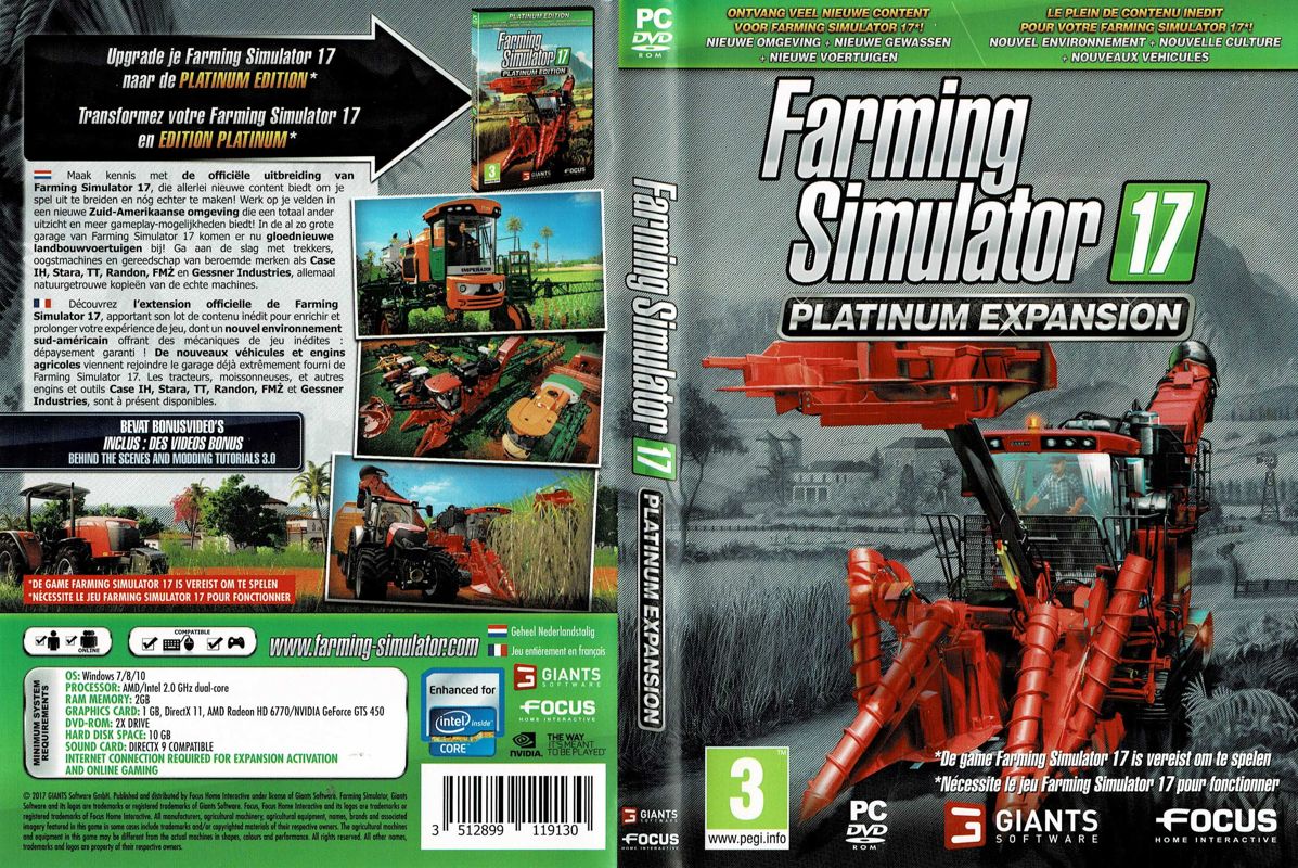 Full Cover for Farming Simulator 17: Platinum Expansion (Windows)