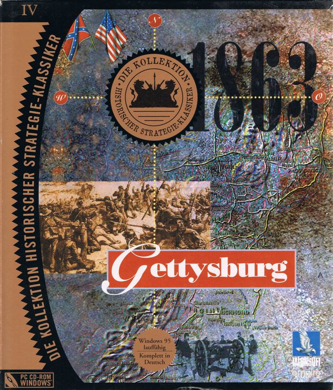 Front Cover for Battleground 2: Gettysburg (Windows and Windows 3.x) (Re-release)