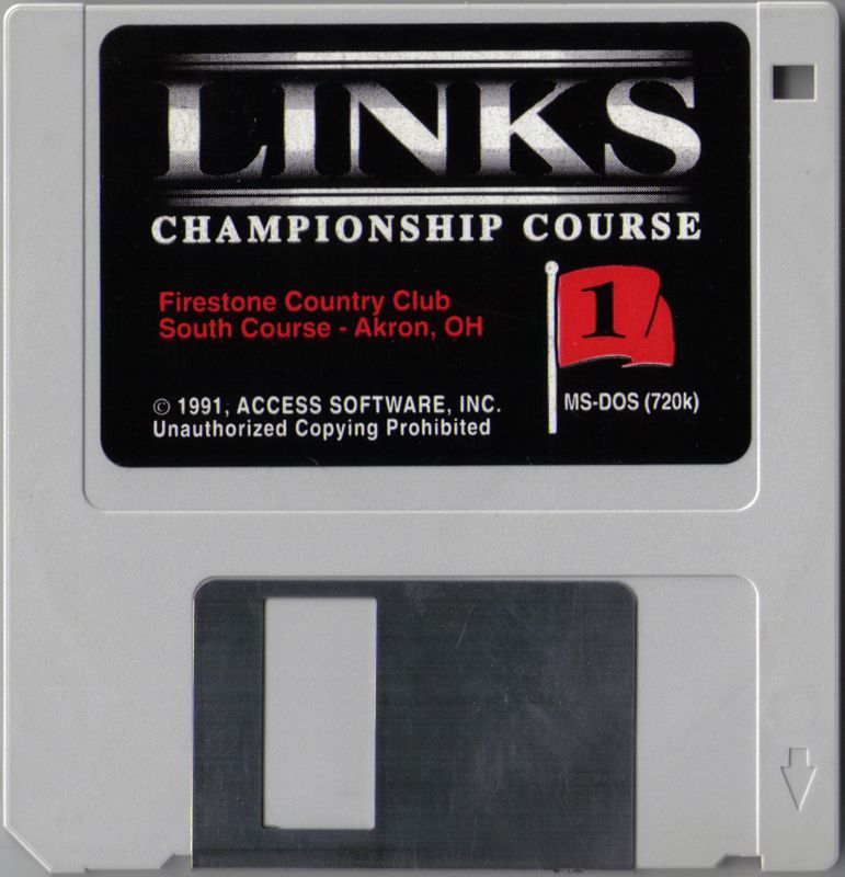 Media for Links: Championship Course - Firestone Country Club (DOS) (3.5" low density disk release)