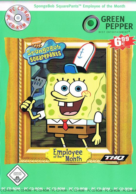 Front Cover for SpongeBob SquarePants: Employee of the Month (Windows) (Green Pepper release)