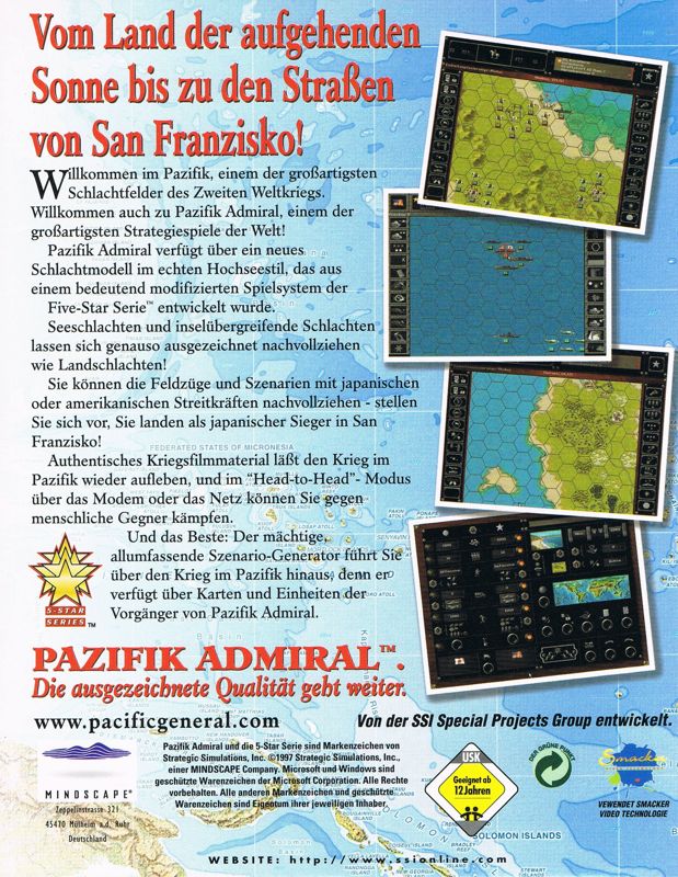 Back Cover for Pacific General (Windows)