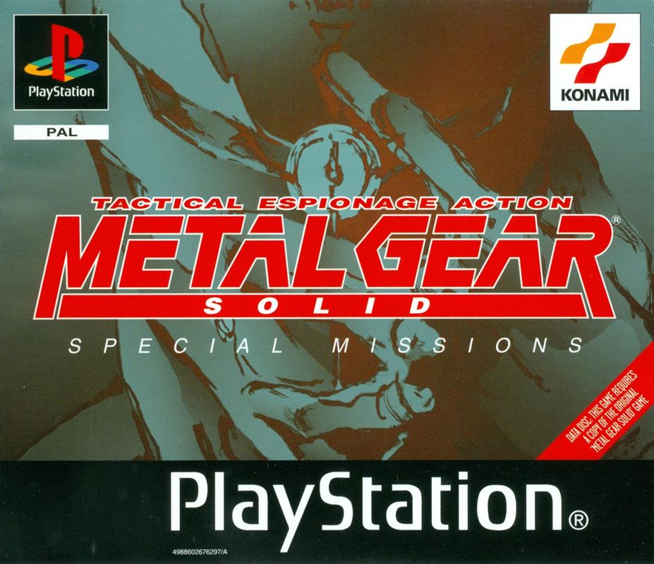 Other for Metal Gear Solid / Metal Gear Solid: Special Missions (PlayStation): MGS Special Missions - Jewel Case Front
