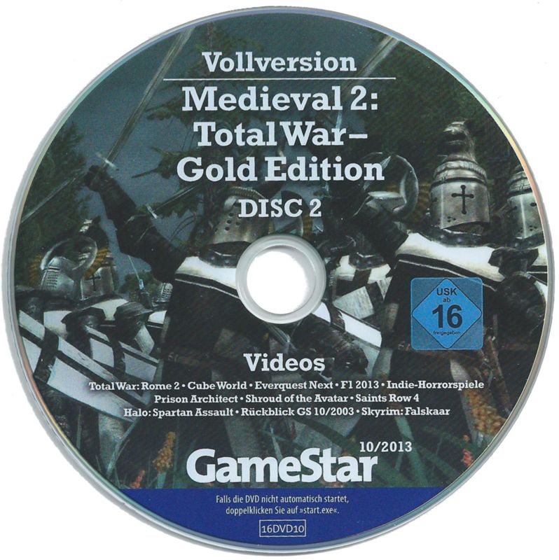 Media for Medieval II: Total War - Gold Edition (Windows) (GameStar XL 10/2013 covermount): Disc 2