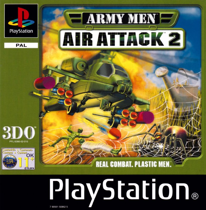 Front Cover for Army Men: Air Attack 2 (PlayStation)