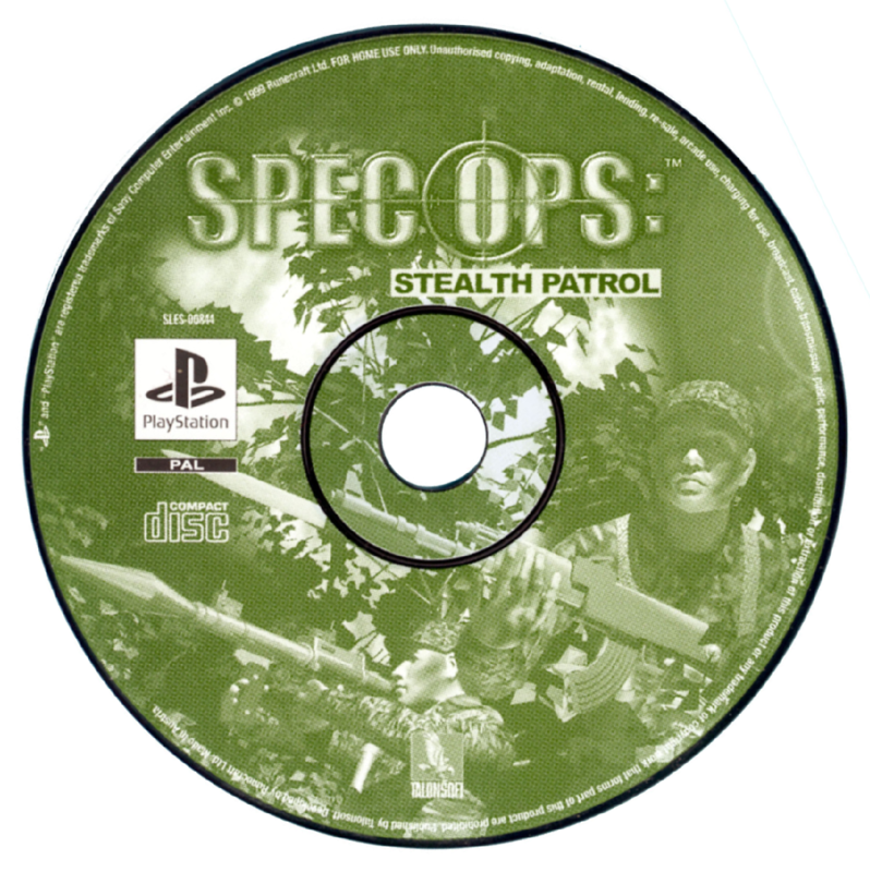 Media for Spec Ops: Stealth Patrol (PlayStation)