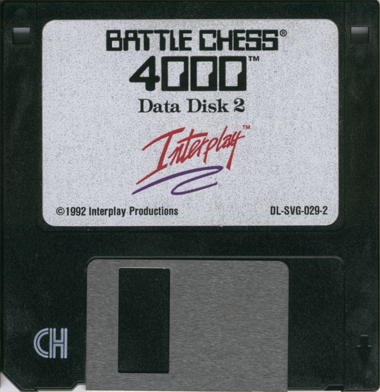 Media for Battle Chess 4000 (DOS): Data Disk 2