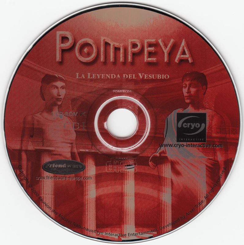 Media for TimeScape: Journey to Pompeii (Windows): Disc 1