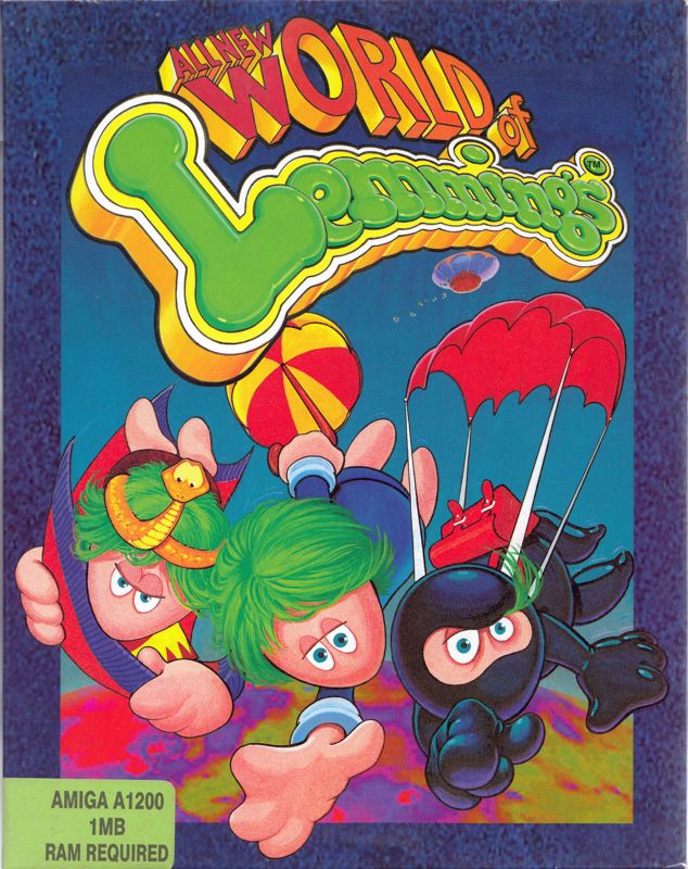Front Cover for The Lemmings Chronicles (Amiga) (Amiga 1200 version)