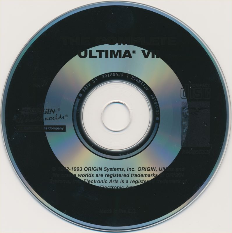 Media for The Complete Ultima VII (DOS) (EA Classics release)