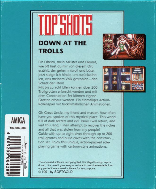 Realm of the Trolls cover or packaging material - MobyGames