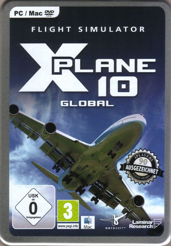 Front Cover for X-Plane 10: Global Edition (Aerosoft Edition) (Linux and Macintosh and Windows)