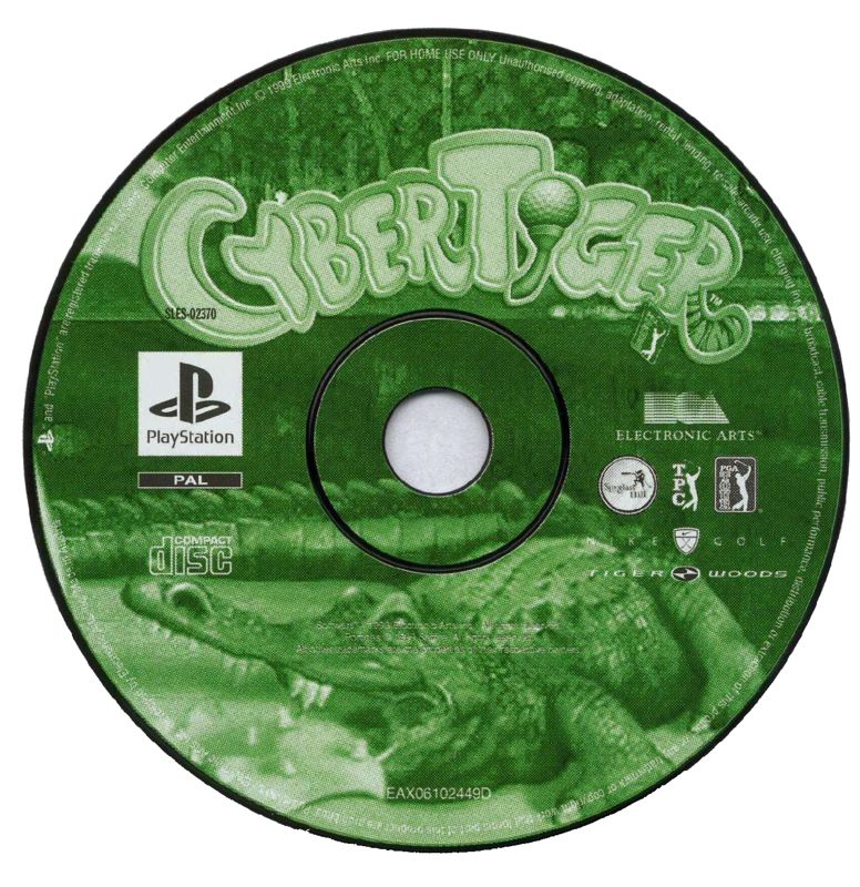 Media for CyberTiger (PlayStation)