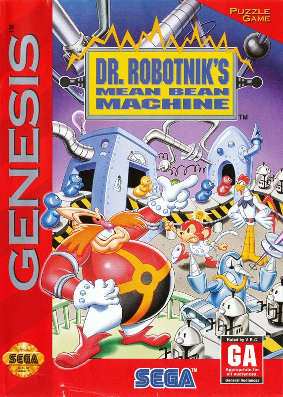 Front Cover for Dr. Robotnik's Mean Bean Machine (Genesis)