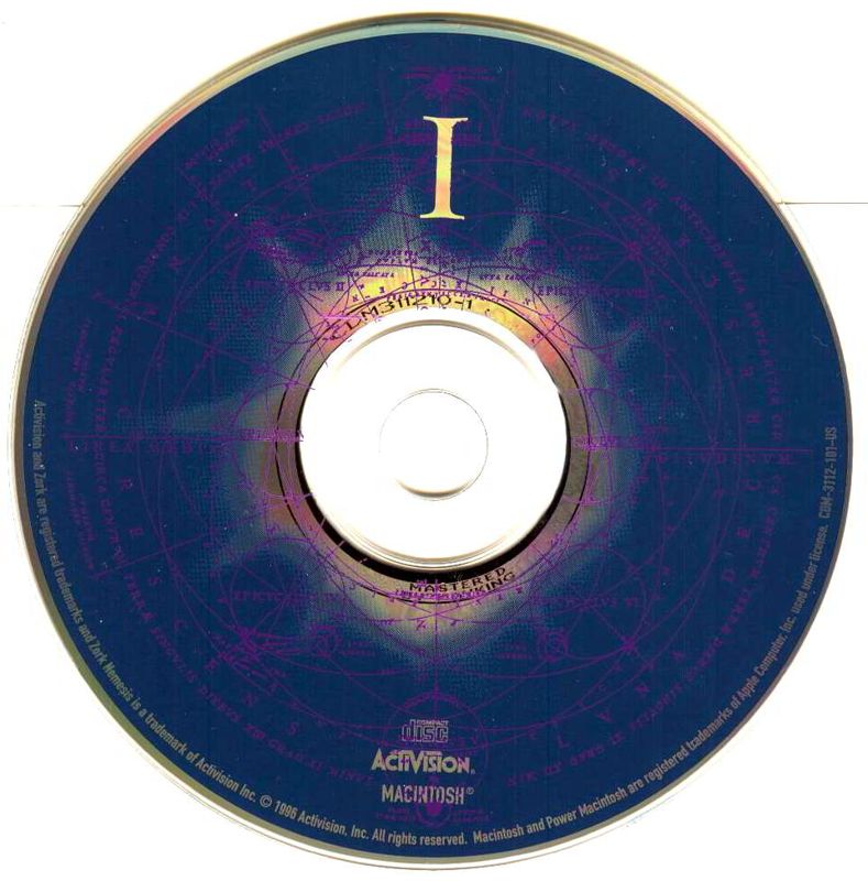 Media for Zork Nemesis: The Forbidden Lands (Macintosh): Disc 1/3