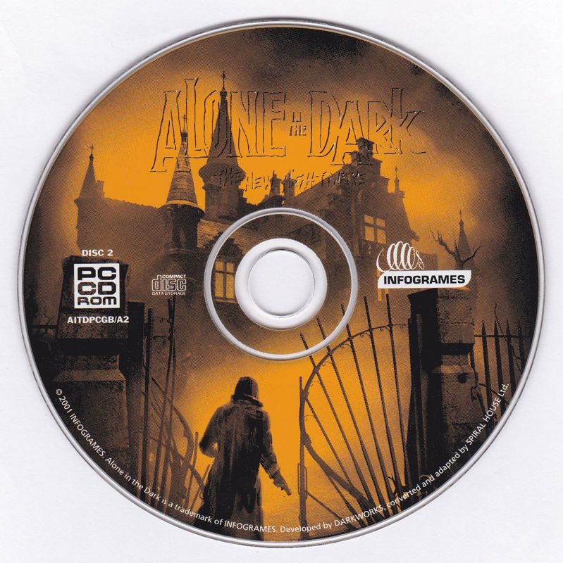 Media for Alone in the Dark: The New Nightmare (Windows) (Best of Infogrames release): Disc 2