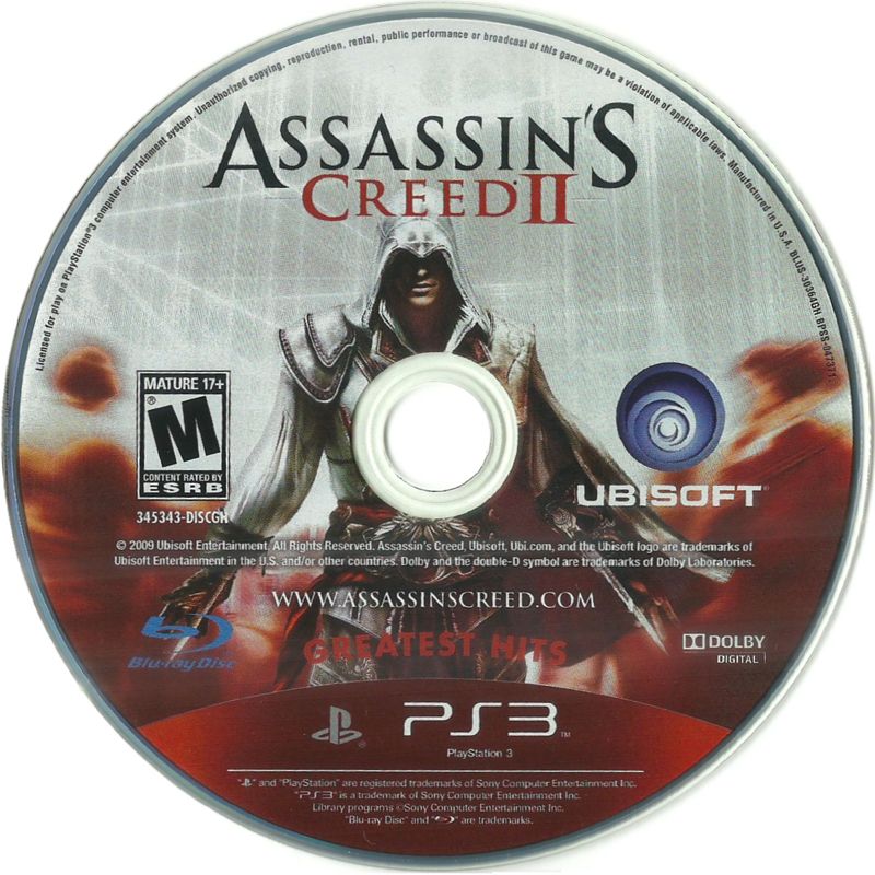 Assassin's Creed II, Sony PlayStation 3, PS3, 2009