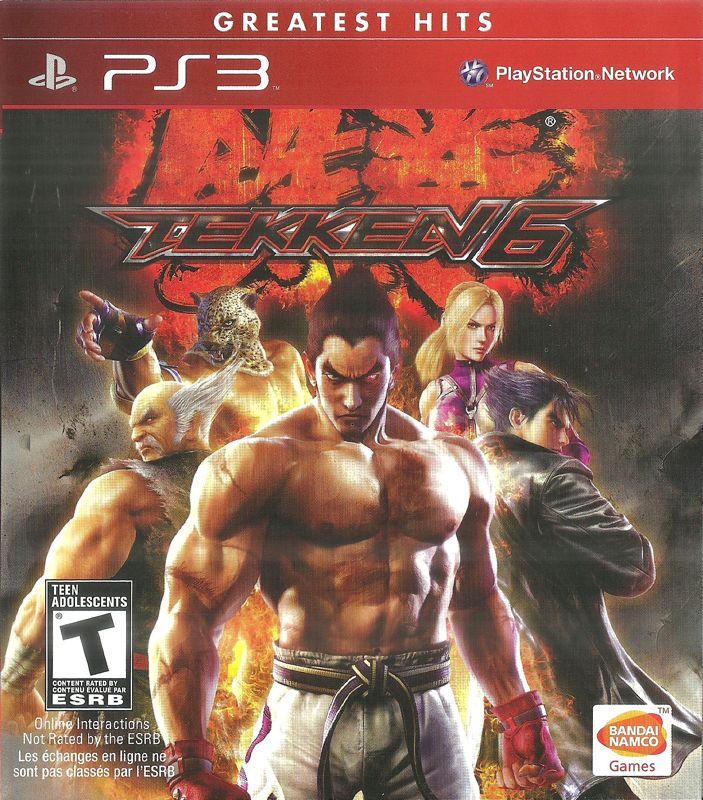 Front Cover for Tekken 6 (PlayStation 3) (Greatest Hits release)
