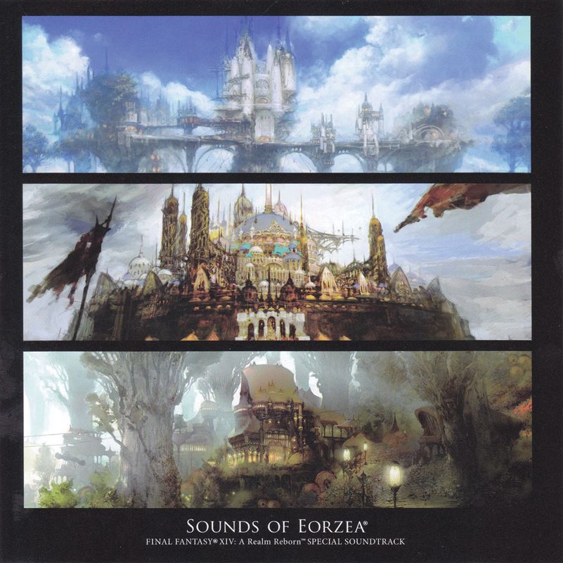 Soundtrack for Final Fantasy XIV Online: A Realm Reborn (Collector's Edition) (Windows): Jewel Case - Front