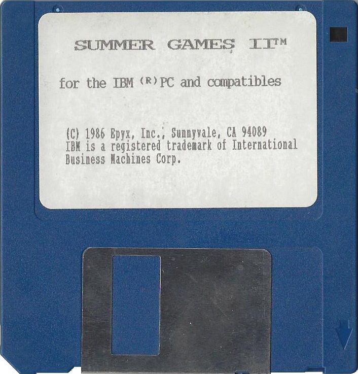 Media for Summer Games II (PC Booter) (3.5" Release)