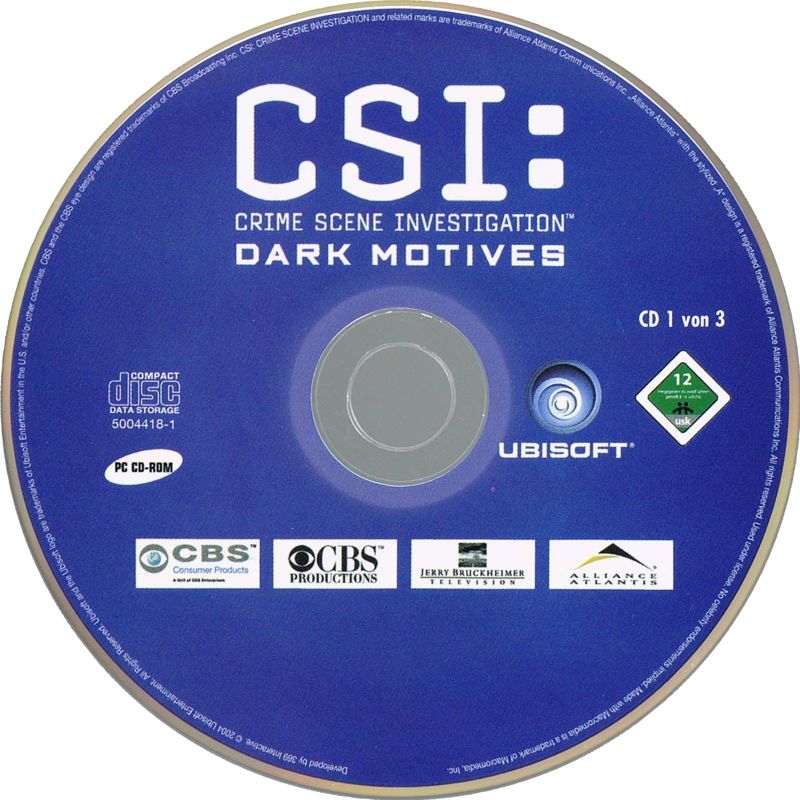 Media for CSI: Crime Scene Investigation - Dark Motives (Windows) (Budget re-release)