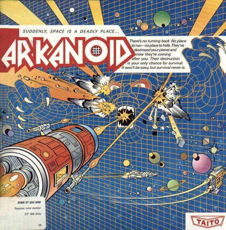 Front Cover for Arkanoid (Atari ST)