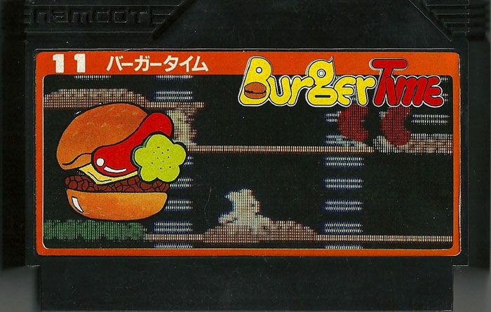 Media for BurgerTime (NES)