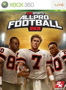 Front Cover for All-Pro Football 2K8 (Xbox 360) (Games on Demand release)
