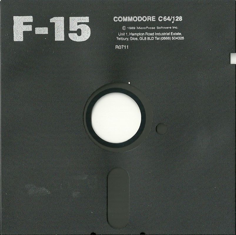 Media for F-15 Strike Eagle (Commodore 64) (Also compatible with Commodore 128): Disk version for C64/C128